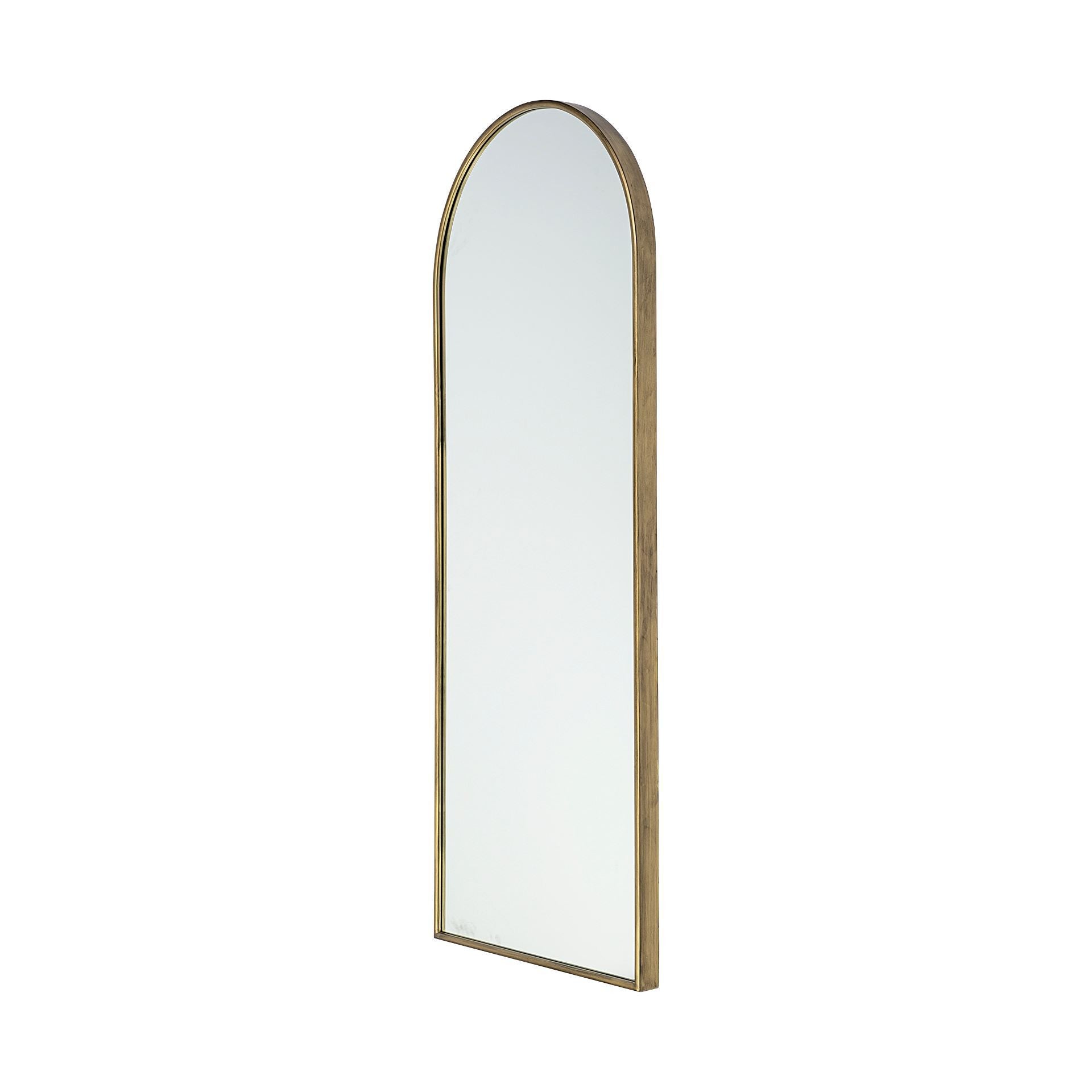 Arch Gold Metal Frame Wall Mirror-0